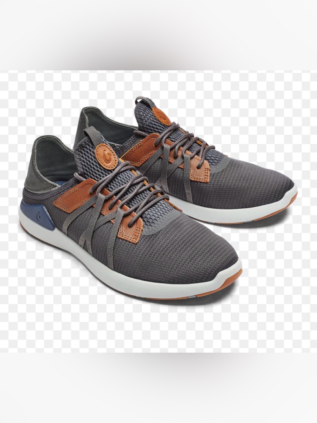 Olukai Mio Li Mesh Lace Up Shoes 10440-Pvvi - Pavement - 10.5. Us Menâs